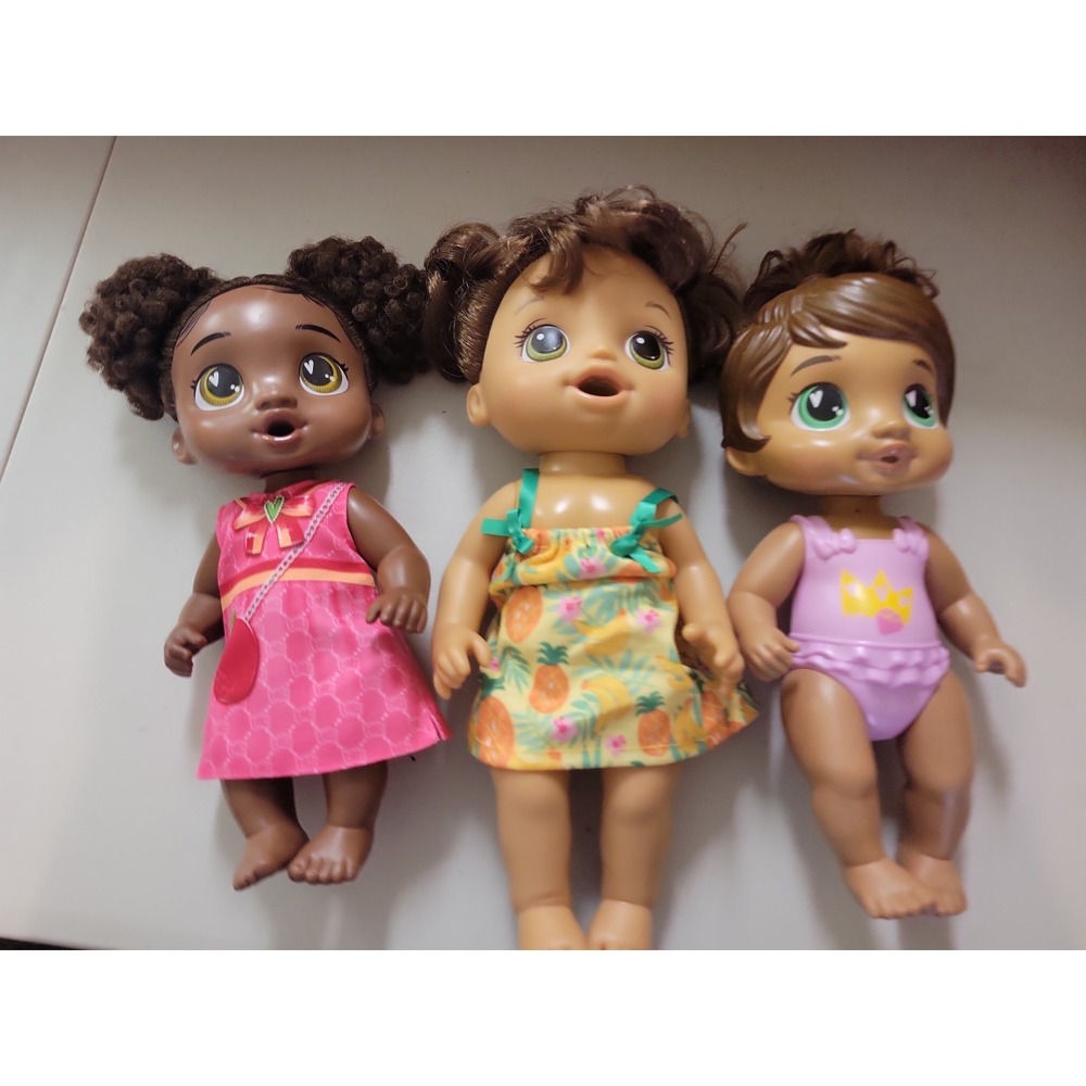 Hasbro Baby Alive Berry boo Magical Mixer Shampoo Snuggle Sophia Doll Lot